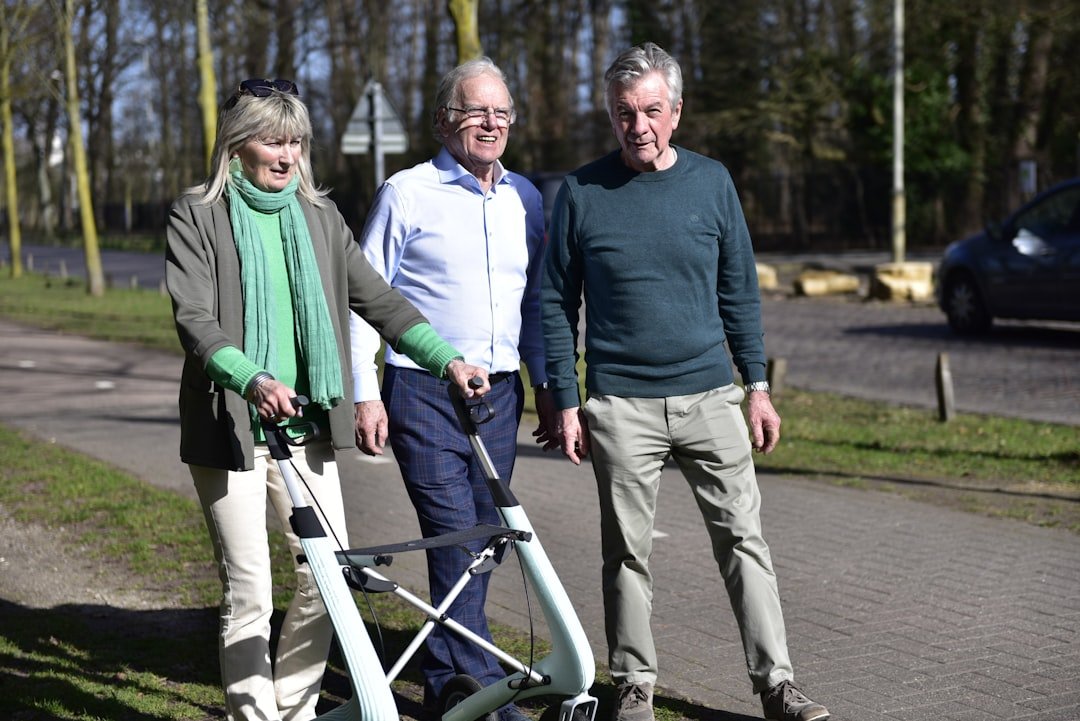 Seniors staying active with regular exercise
