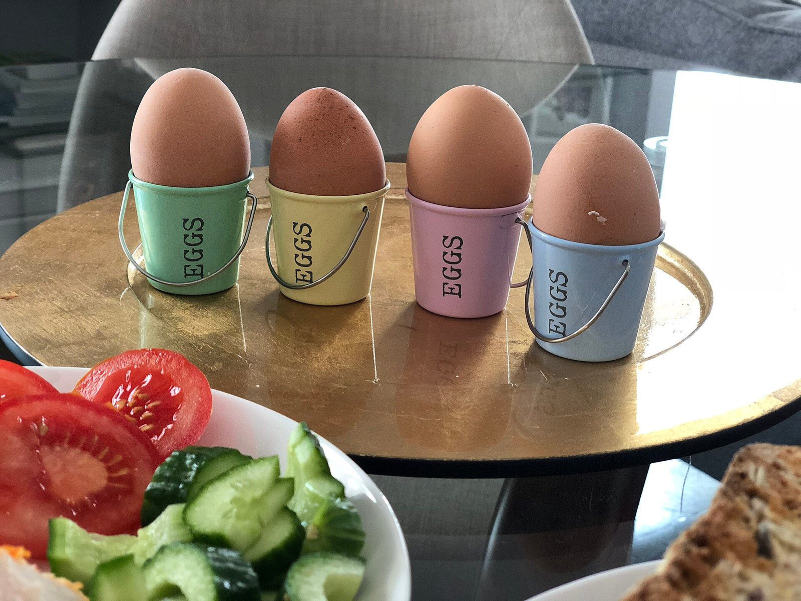 Boiled eggs, a simple high-protein food