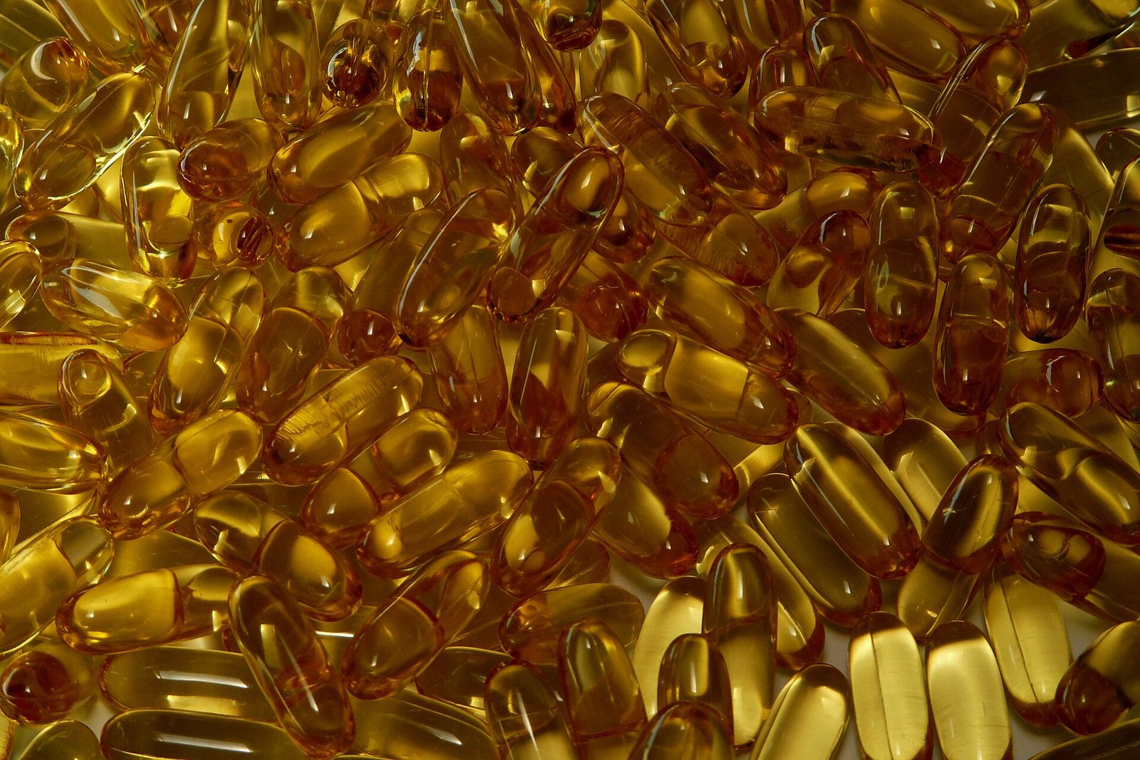 Omega-3 fish oil capsules